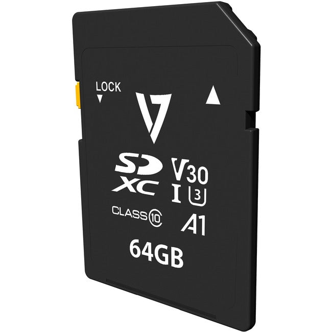 V7 VPSD64GV30U3 64 GB Class 10/UHS-III (U3) SDXC - VPSD64GV30U3