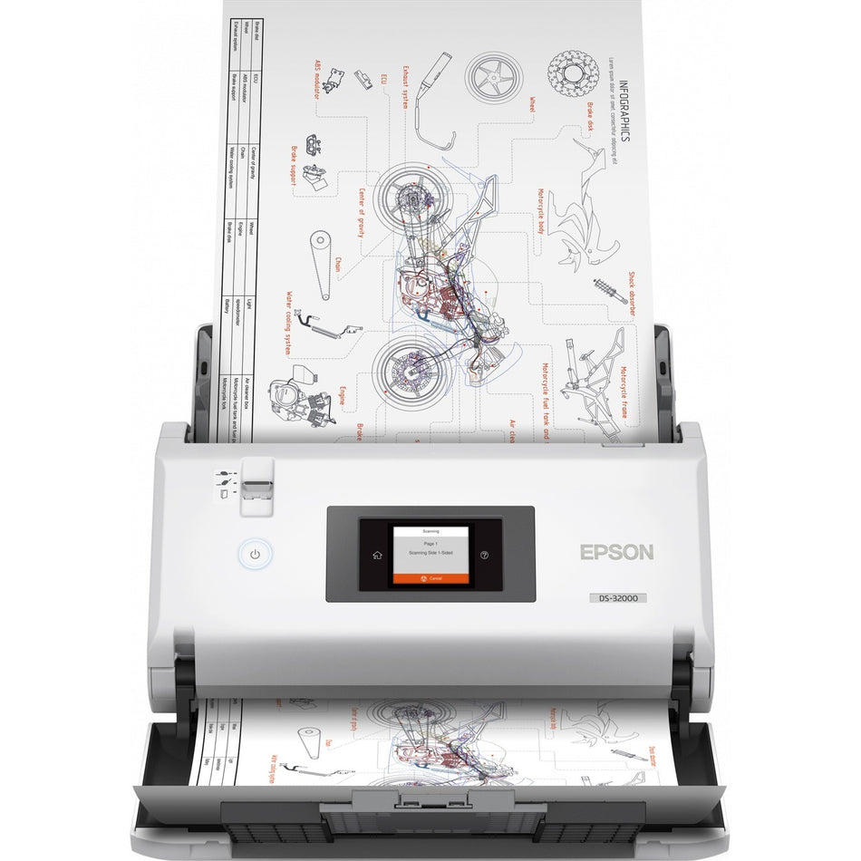Epson DS-32000 Large Format Sheetfed Scanner - 1200 dpi Optical - B11B255201