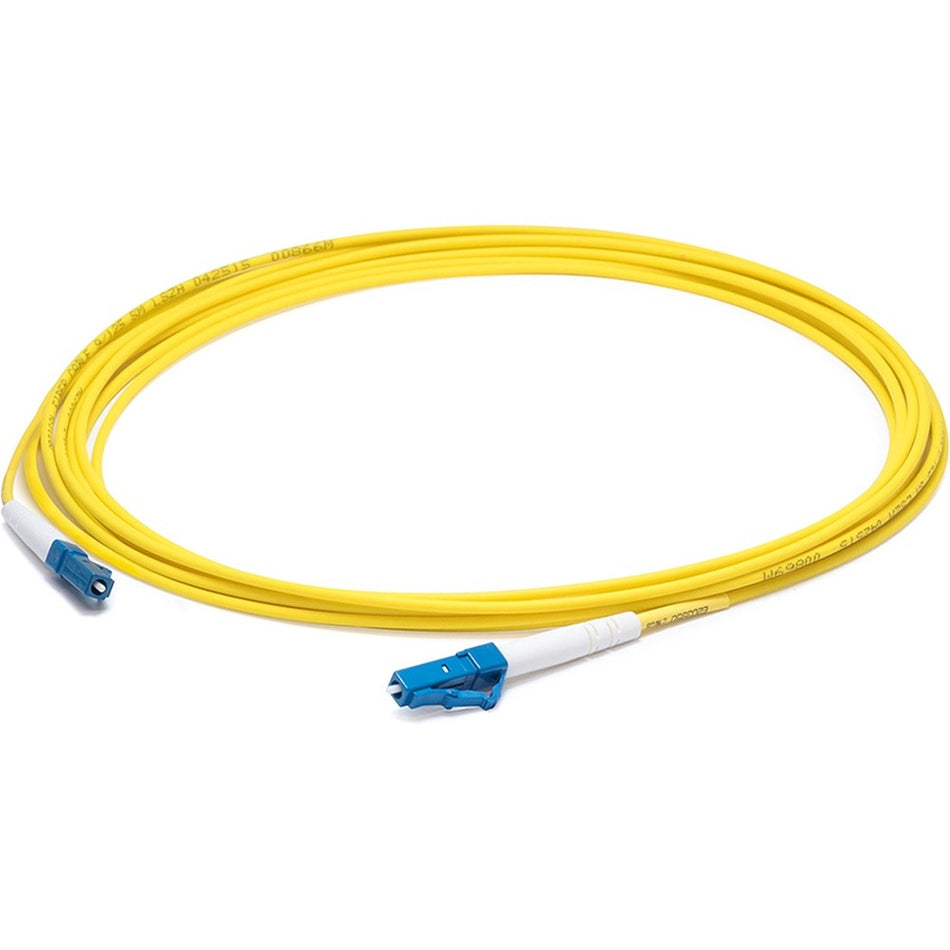 AddOn 44m LC (Male) to LC (Male) Straight Yellow OS2 Simplex Fiber OFNR (Riser-Rated) Patch Cable - ADD-LC-LC-44MS9SMFLZ