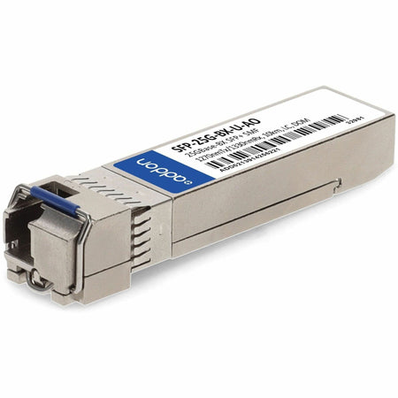 AddOn Cisco&reg; SFP-25G-BX-U Compatible TAA 25GBase-BX SFP28 Transceiver (SMF, 1270nmTx/1330nmRx, 10km, LC, DOM) - SFP-25G-BX-U-AO