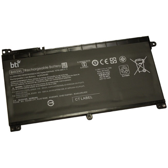 BTI BI03XL-BTI 11.55V 41.7WHR LI-ION - BI03XL-BTI