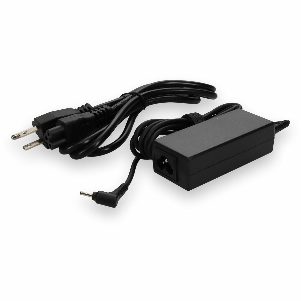 AddOn Samsung&reg; PA-1250-98 Compatible 40W 12V at 1.75A Black 2.5 mm x 0.7 mm Laptop Power Adapter and Cable - PA-1250-98-AO