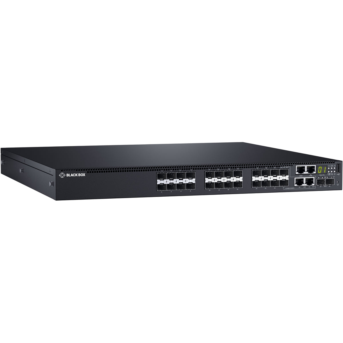 Black Box Fiber Network Switch - 1G, 24-Port - EMS1G24F