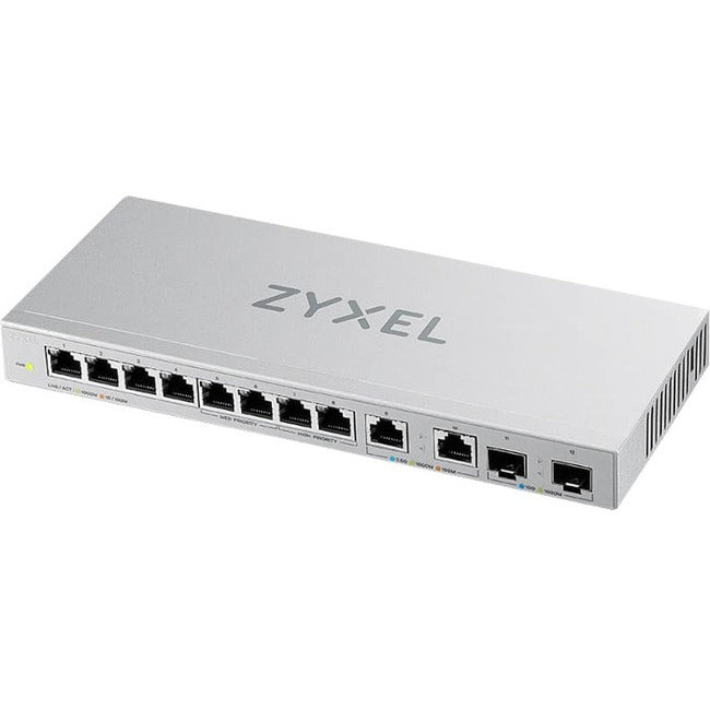 ZYXEL 12-Port Unmanaged Multi-Gigabit Switch with 2-Port 2.5G and 2-Port 10G SFP+ - XGS1010-12