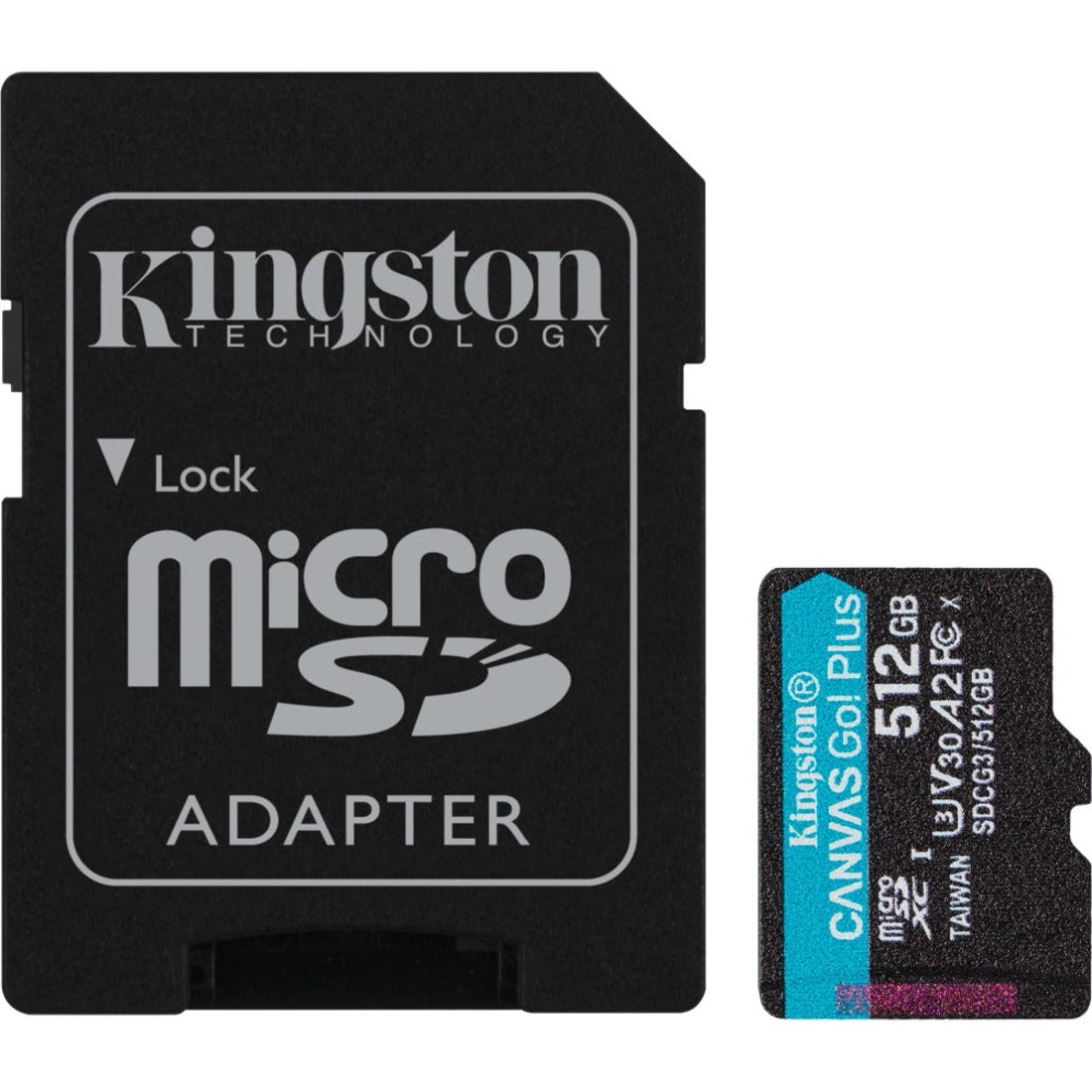 Kingston Canvas Go! Plus SDCG3 512 GB Class 10/UHS-I (U3) microSDXC - SDCG3/512GB