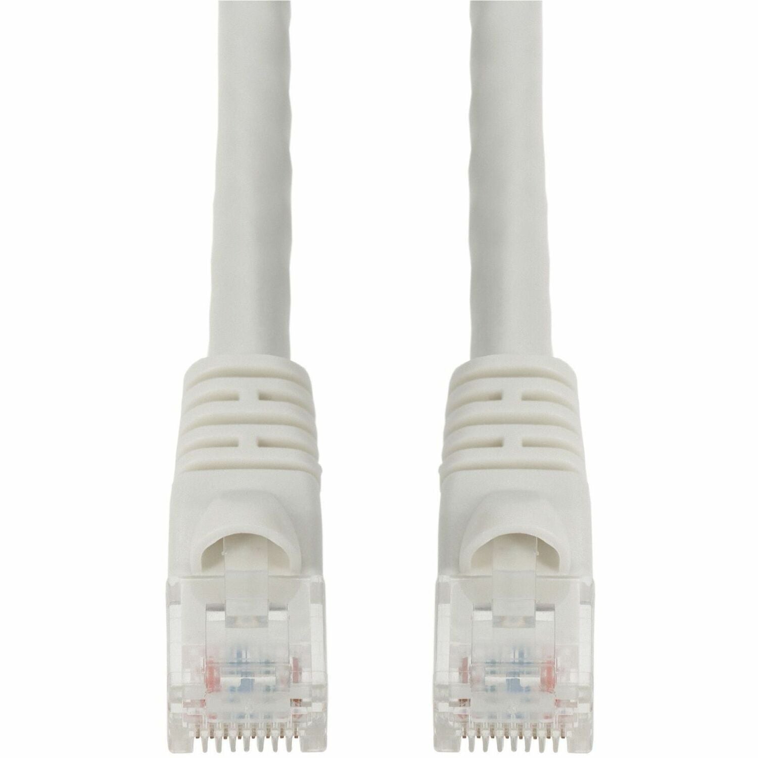 AddOn 14ft White CAT 6A PVC Ethernet Cable Snagless Bubble Boot RJ-45 M/M - ADD-14FCAT6A-WE