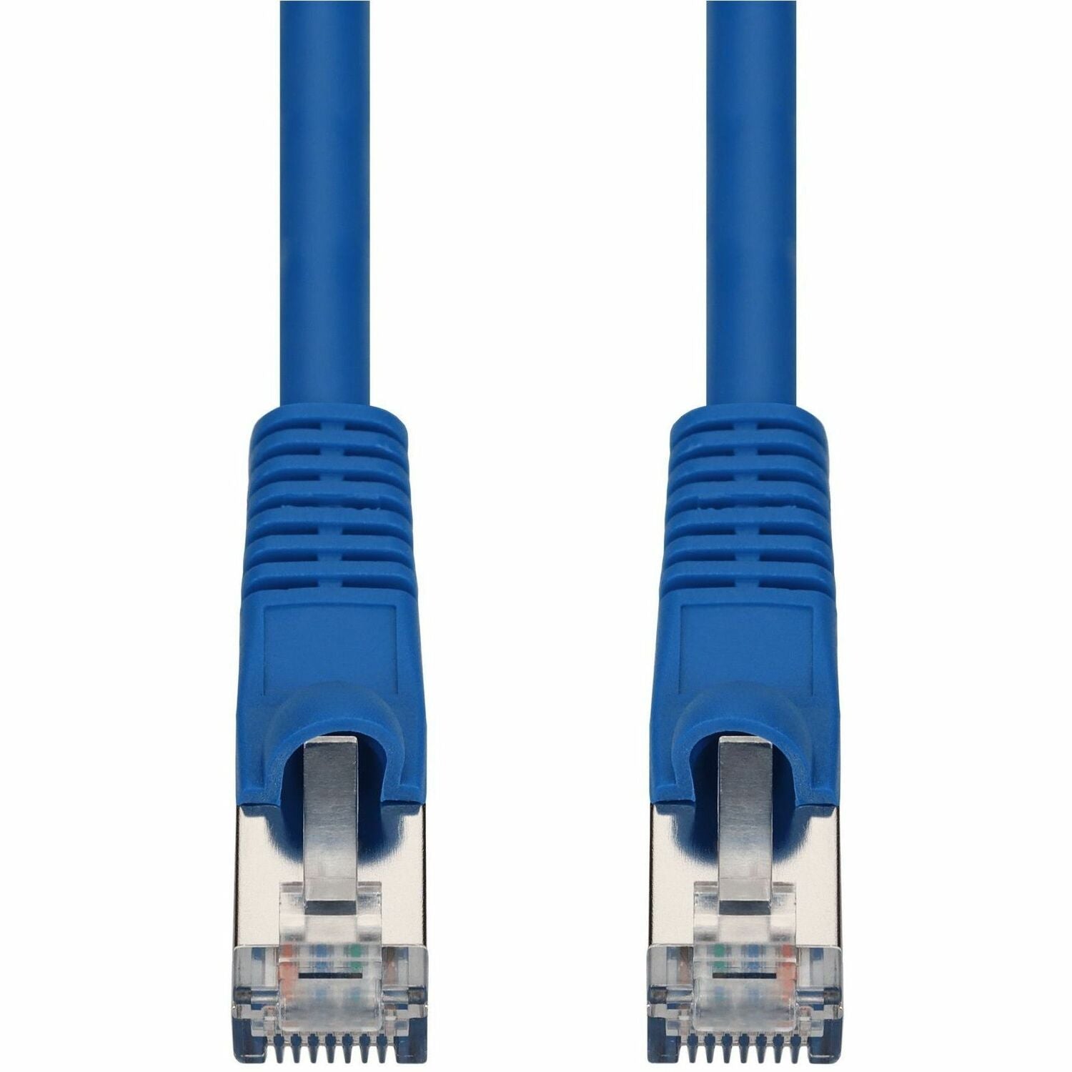 AddOn 15ft Blue CAT 7 Shielded (S/FTP) PVC Ethernet Cable Snagless Bubble Boot RJ-45 M/M - ADD-15FCAT7-BE