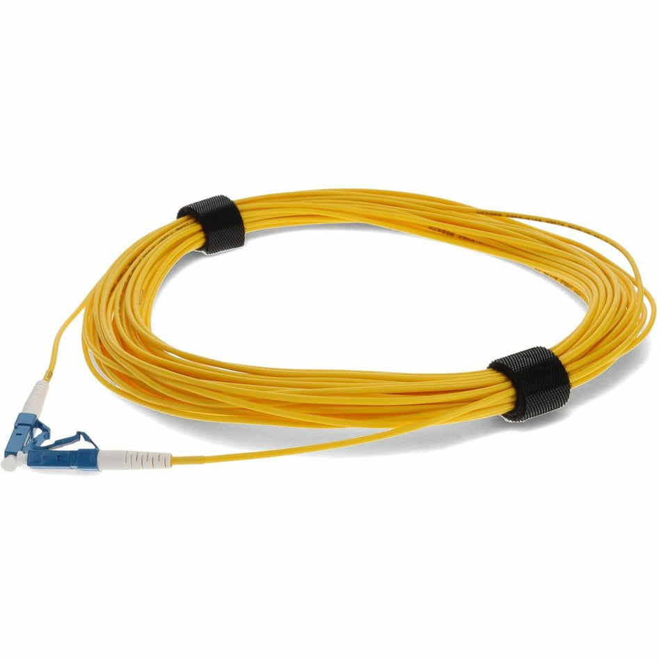 AddOn 46m LC (Male) to LC (Male) Straight Yellow OS2 Simplex Fiber OFNR (Riser-Rated) Patch Cable - ADD-LC-LC-46MS9SMF