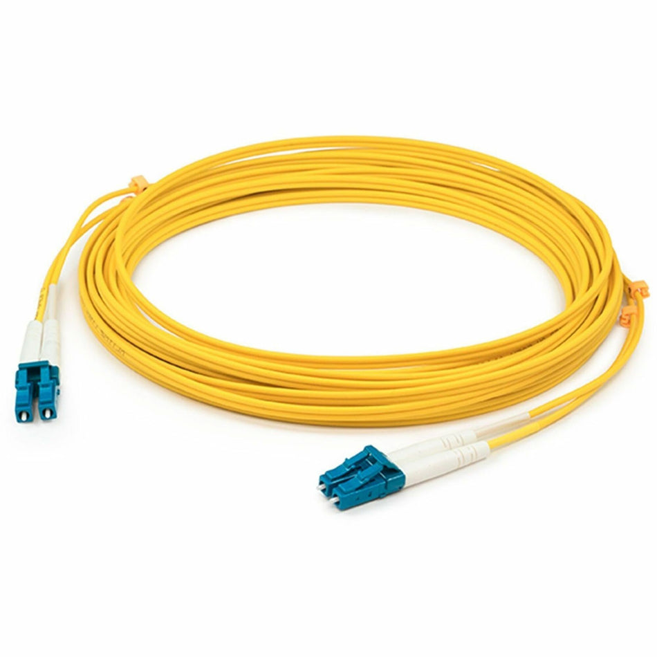 AddOn 47m LC (Male) to LC (Male) Straight Yellow OS2 Duplex Fiber OFNR (Riser-Rated) Patch Cable - ADD-LC-LC-47M9SMFLZ