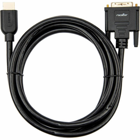 Rocstor Premium HDMI to DVI-D Cable - M/M - 6 ft - 1 x DVI-D Male - 1 x Male HDMI - Y10C263-B1