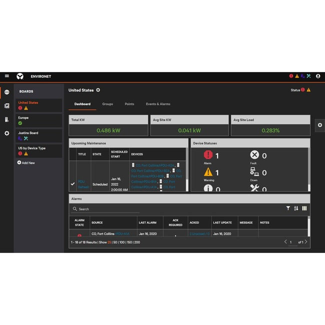 Vertiv Environet Alert Data Center Monitoring 25 Device License - ENVA-DEV-25