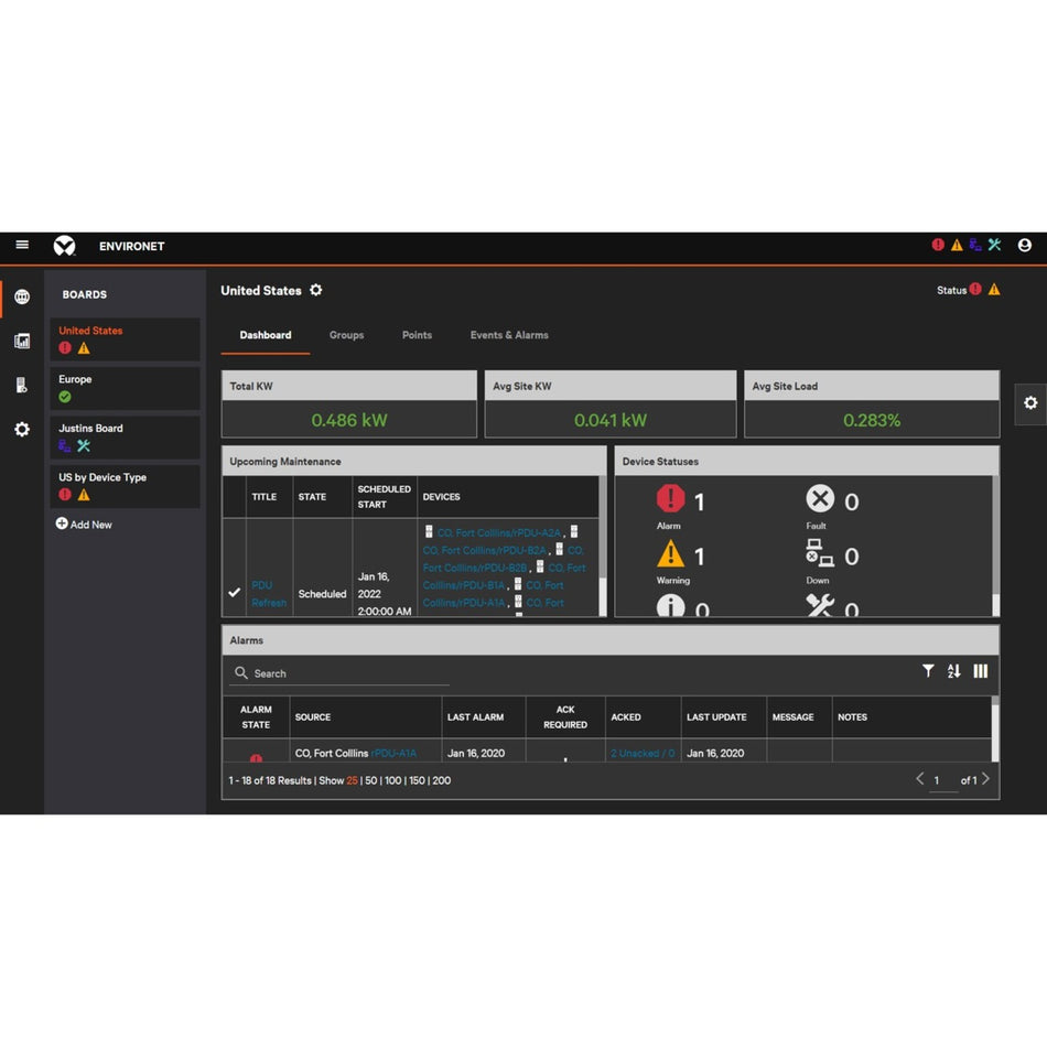 Vertiv Environet Alert Data Center Monitoring 200 Device License - ENVA-DEV-200