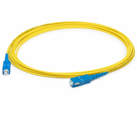 AddOn 100m SC (Male) to SC (Male) Straight Yellow OS2 Simplex Plenum Fiber Patch Cable - ADD-SC-SC-100MS9SMFP