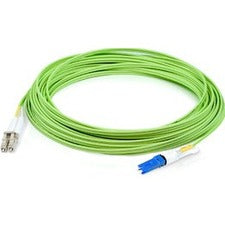 AddOn 2m LC (Male) to CS (Male) Straight Lime Green OM5 Duplex Fiber OFNR (Riser-Rated) Patch Cable - ADD-CS-LC-2M5OM5