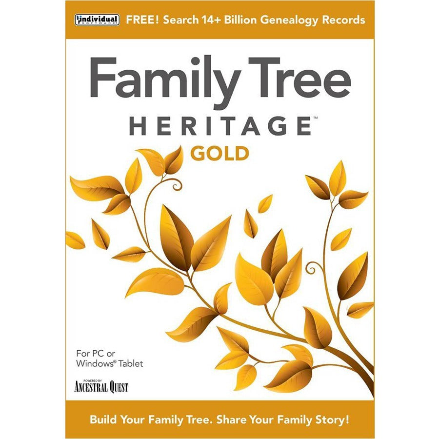 Individual Software Family Tree Heritage v. 16.0 Gold - License - 1 License - ESD-F16