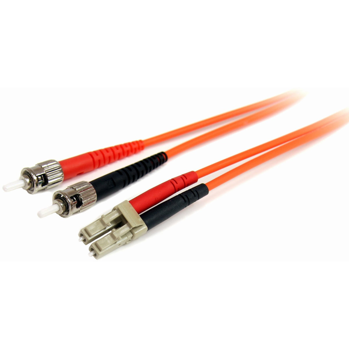 StarTech.com 2m Fiber Optic Cable - Multimode Duplex 62.5/125 LSZH Fiber Jumper Cord - LC/ST - FIBLCST2