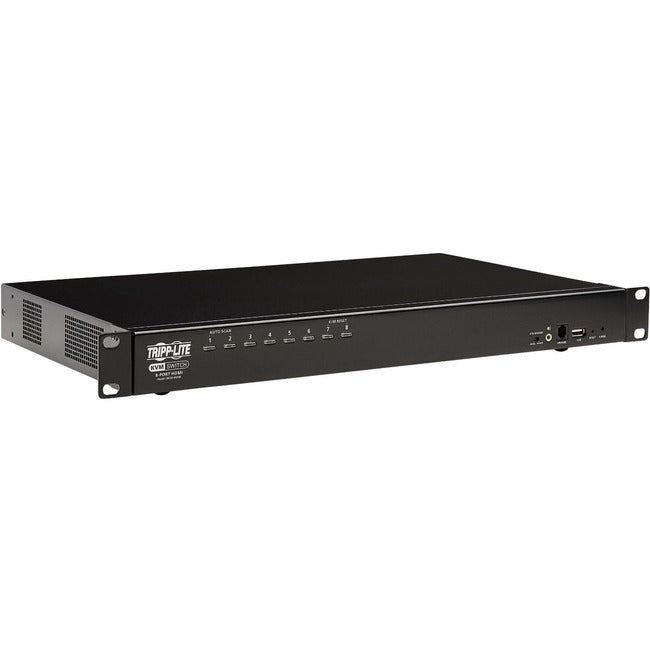 Tripp Lite by Eaton 8-Port HDMI/USB KVM Switch with Audio/Video and USB Peripheral Sharing, 1U Rack-Mount - B024-HU08