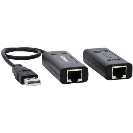 Tripp Lite by Eaton 1-Port USB over Cat5/Cat6 Extender Kit with Power over Cable - USB 2.0, Up to 164.04 ft. (50M), Black - B203-101-POC