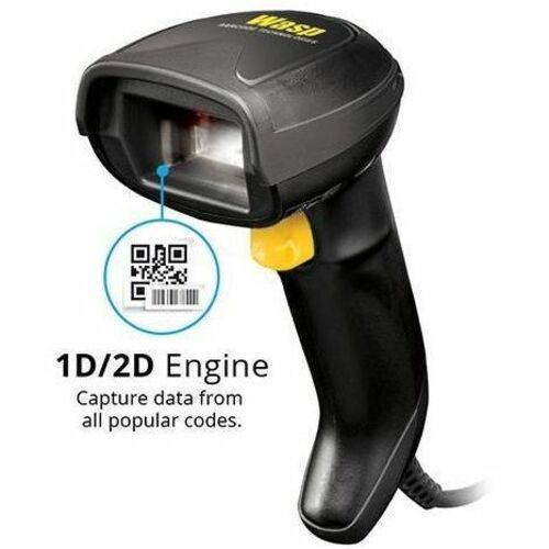 Wasp WDI4700 Industrial 2D Barcode Scanner w/USB cable - 633809007149