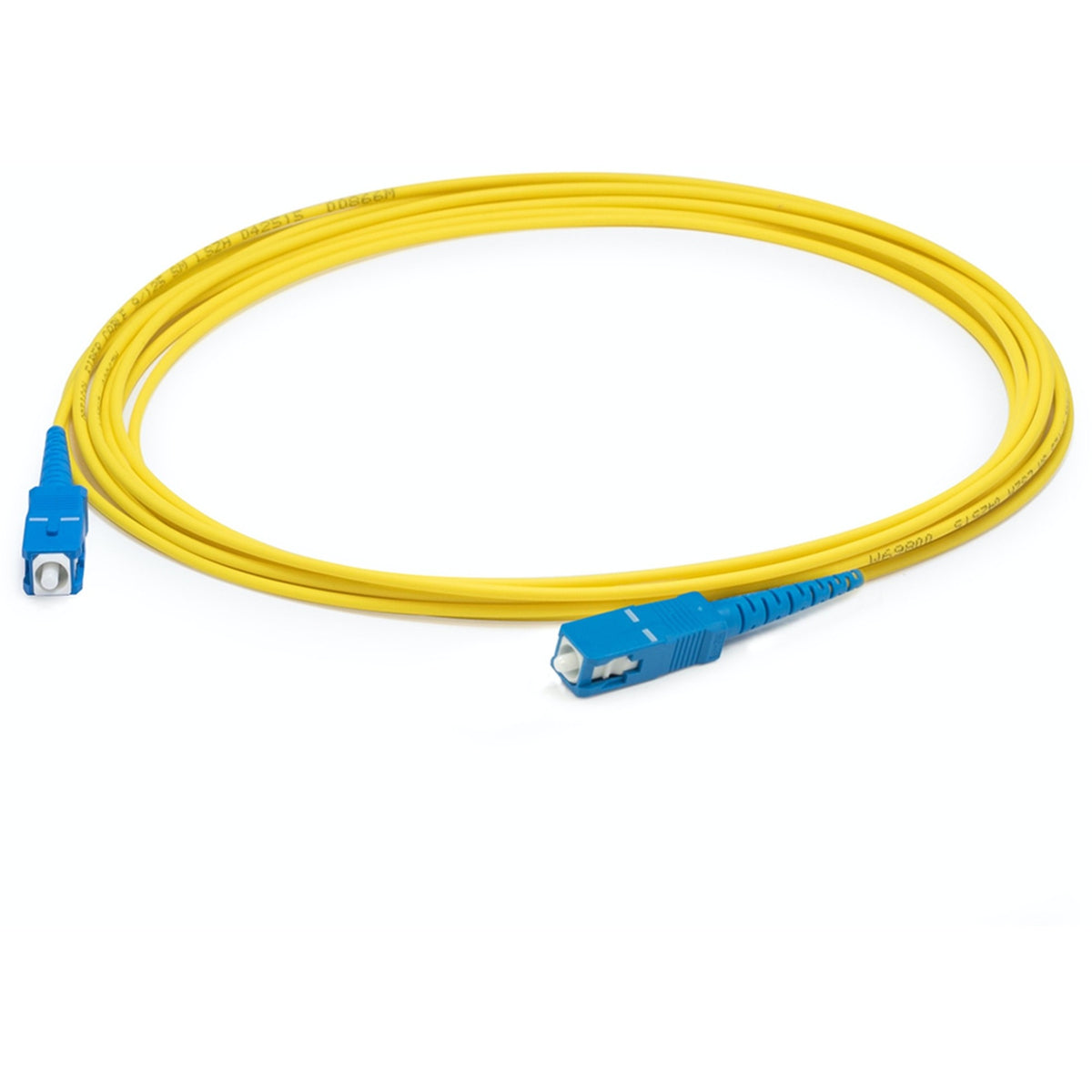 AddOn 44m SC (Male) to SC (Male) Straight Yellow OS2 Simplex LSZH Fiber Patch Cable - ADD-SC-SC-44MS9SMFLZ