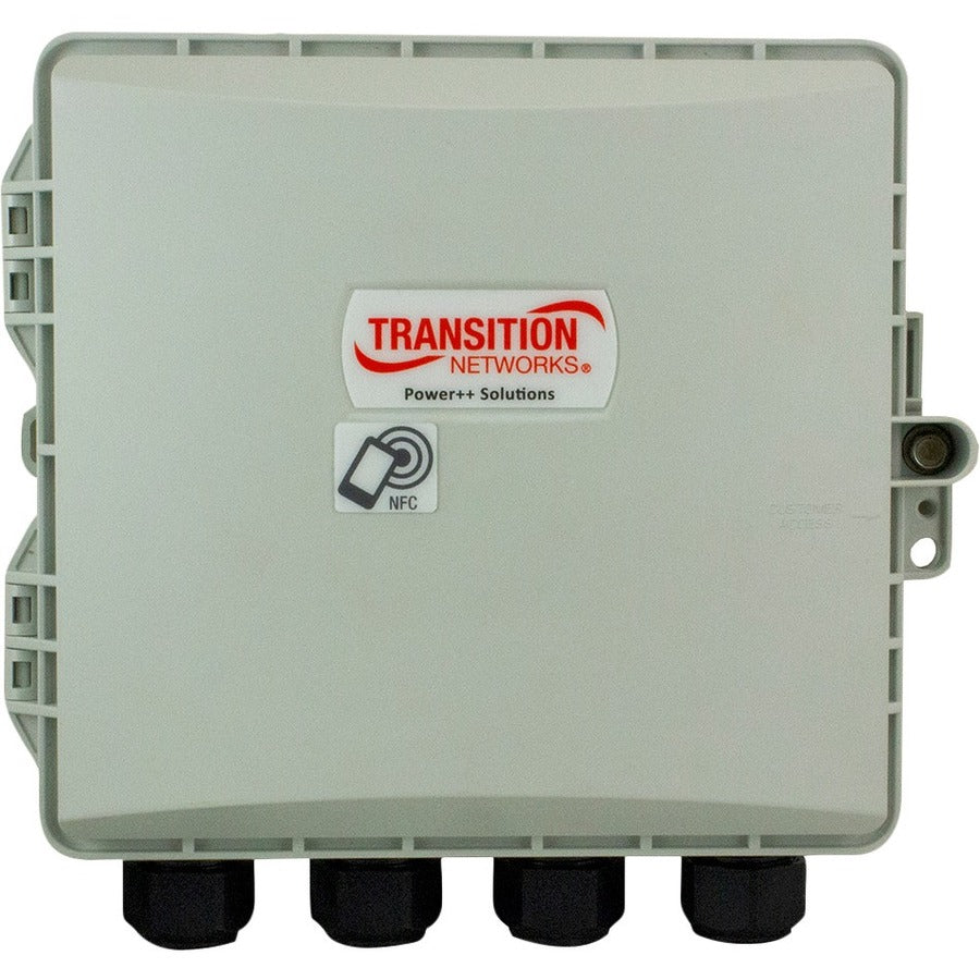 Transition Networks Self-Enclosed Managed Hardened Gigabit Ethernet PoE++ Switch - SESPM1040-541-LT-DC