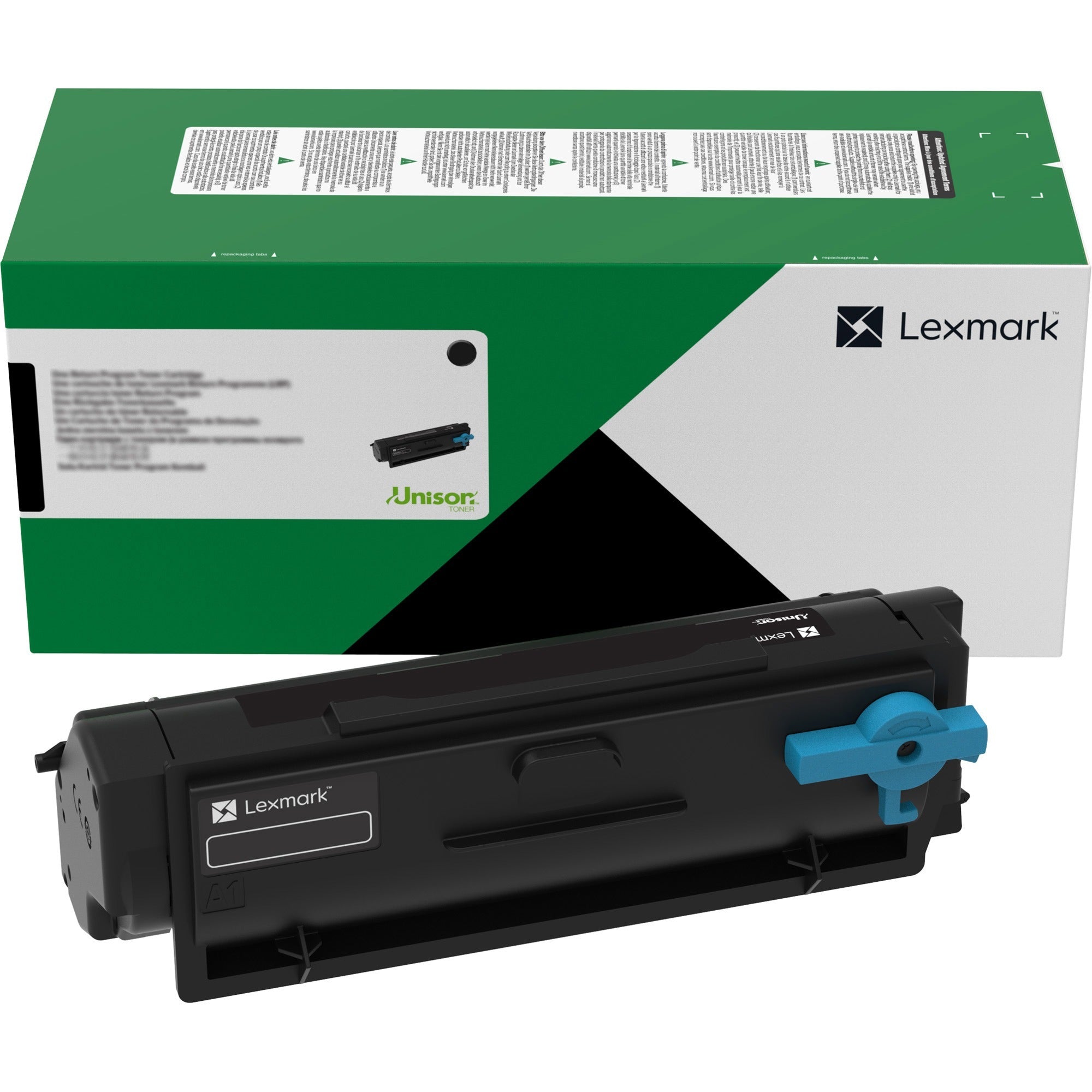 Lexmark Unison Original High Yield Laser Toner Cartridge - Black - 1 Each - 55B1H0E