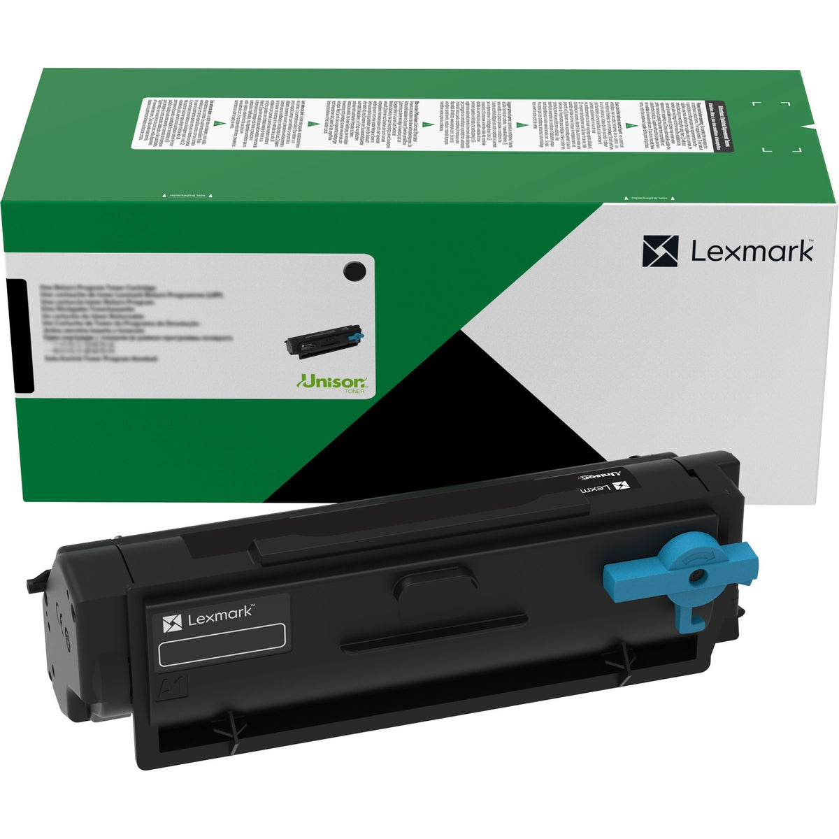 Lexmark Unison Original Extra High Yield Laser Toner Cartridge - Black - 1 Each - 55B1X0E