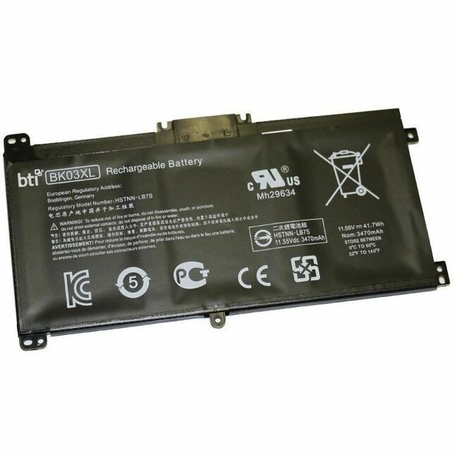 BTI BK03XL-BTI LI-ION NOTEBOOK BATTERY FOR HP - BK03XL-BTI