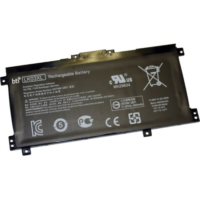 BTI LK03XL-BTI 11.55V 56WHR LI-ION BATTERY - LK03XL-BTI