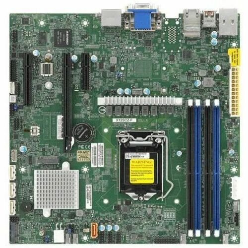 Supermicro Workstation Motherboard - Intel Q470E Chipset - Socket LGA-1200 - Micro ATX - MBD-X12SCZ-QF-O