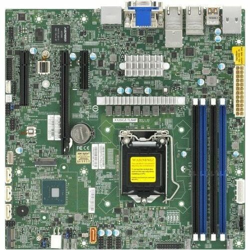 Supermicro X12SCZ-TLN4F Server Motherboard - Intel W480E Chipset - Socket LGA-1200 - Micro ATX - MBD-X12SCZ-TLN4F-O