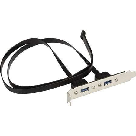 Supermicro USB 3.1 B Key to USB 3.0A Female x2 55cm Cable - CBL-CUSB-0835