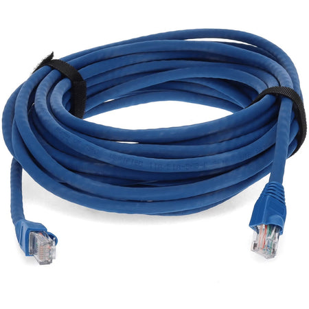 AddOn 50ft RJ-45 (Male) to RJ-45 (Male) Straight Blue Cat6A UTP PVC Copper Patch Cable - ADD-50FCAT6A-BE