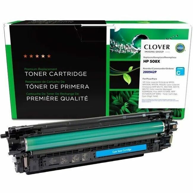 Clover Imaging Remanufactured High Yield Cyan Toner Cartridge for HP 508X (CF361X) - 200942P