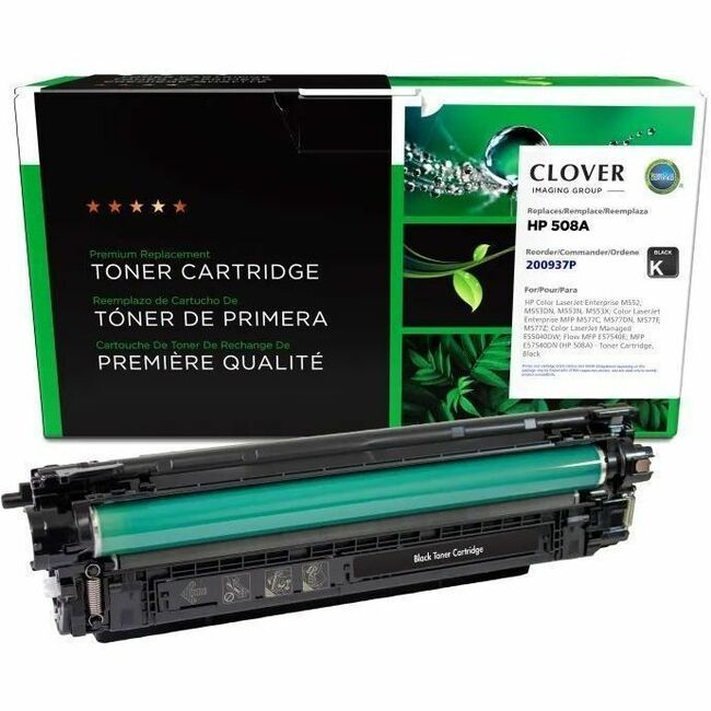 Clover Imaging Remanufactured Black Toner Cartridge for HP 508A (CF360A) - 200937P