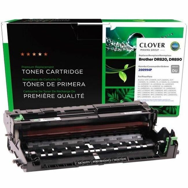 Clover Imaging Remanufactured Drum Unit for Brother DR820/DR890 - 200994P