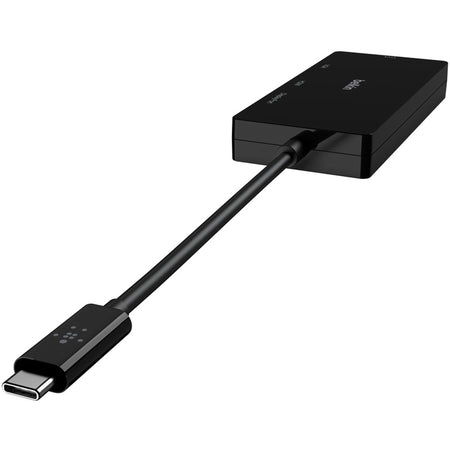 Belkin USB-C Mutiport Video Adapter, USB-C to HDMI - VGA - DVI - DisplayPort, Up to 4k at 60Hz - AVC003BK-BL
