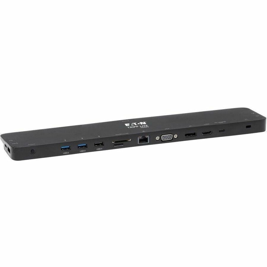 Tripp Lite by Eaton USB-C Dock Triple Display - 4K HDMI & DP VGA USB 3.x (5Gbps) and USB 2.0 Hub Ports GbE 100W PD Charging - U442-DOCK7D-B