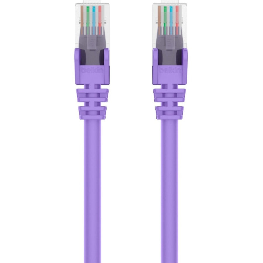 Belkin RJ45 Category 6 Snagless Patch Cable - A3L980-12-PUR-S