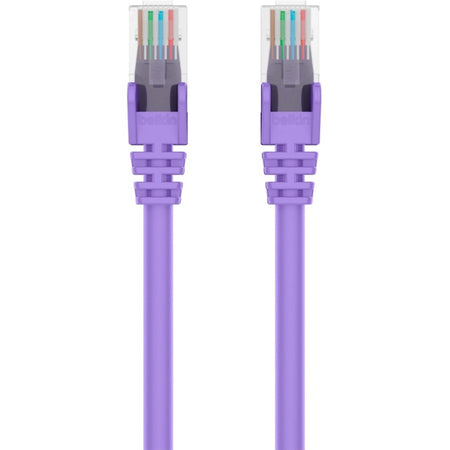 Belkin RJ45 Category 6 Snagless Patch Cable - A3L980-12-PUR-S