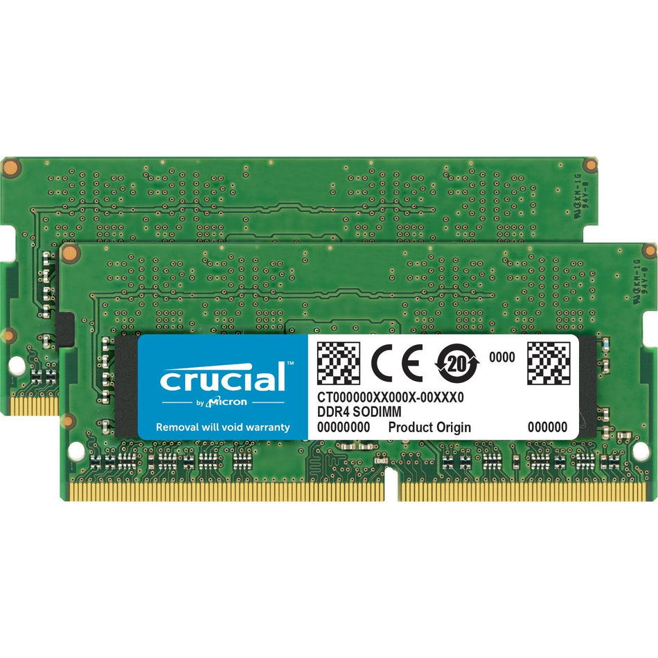 Crucial 64GB (2 x 32GB) DDR4 SDRAM Memory Kit - CT2K32G4SFD832A