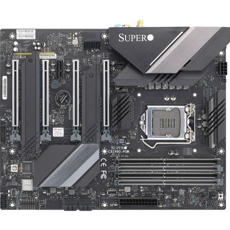 Supermicro C9Z490-PGW Desktop Motherboard - Intel Z490 Chipset - Socket LGA-1200 - ATX - MBD-C9Z490-PGW-O