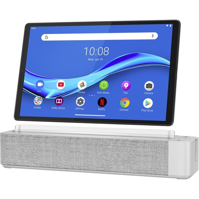 Lenovo Smart Tab M10 TB-X606FA Tablet - 10.3" WUXGA - 4 GB - 64 GB Storage - Android 9.0 Pie - Platinum Gray - ZA6M0009US