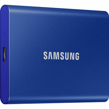 Samsung T7 MU-PC500H/AM 500 GB Portable Solid State Drive - External - PCI Express NVMe - Indigo Blue - MU-PC500H/AM