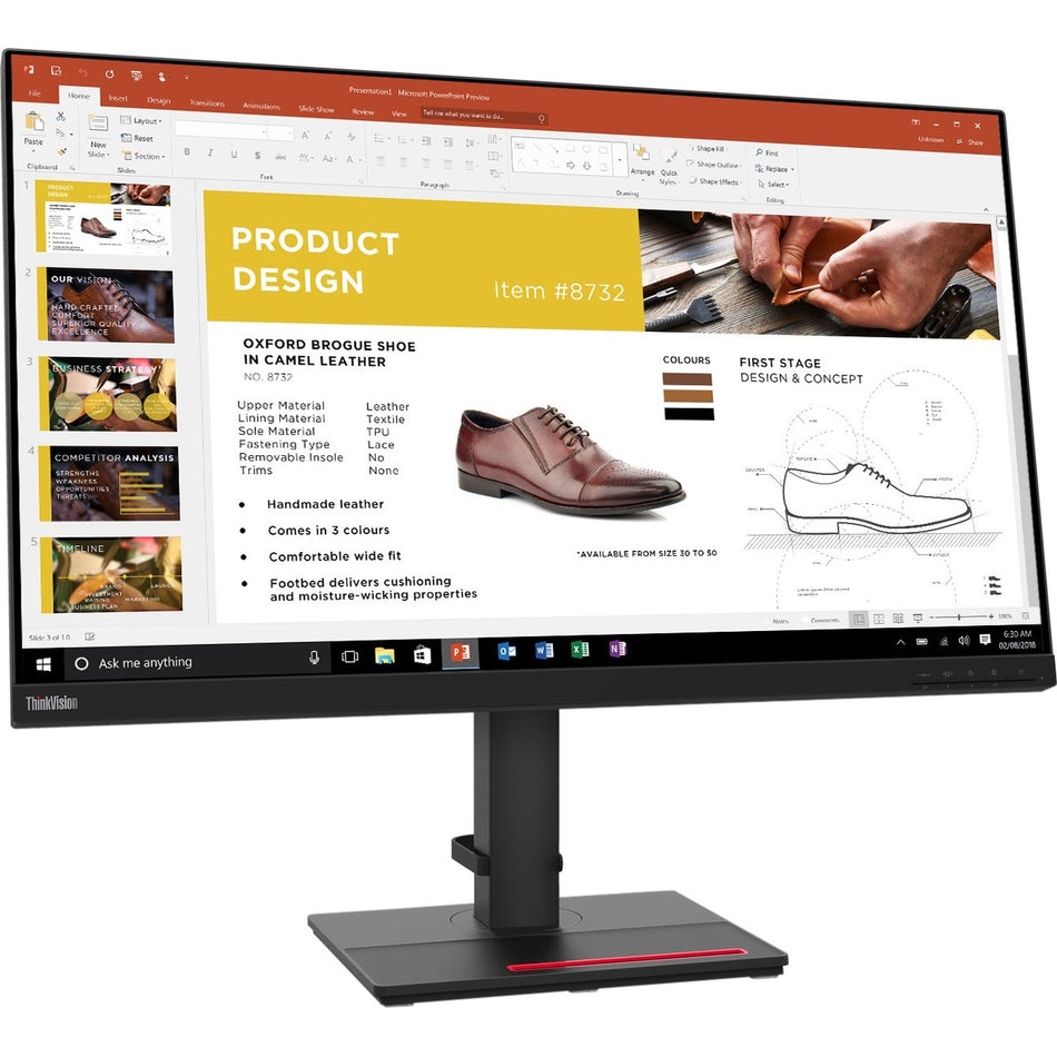 Lenovo ThinkVision P32P-20 32" Class 4K UHD LCD Monitor - 16:9 - Raven Black - 62A2GAR2US