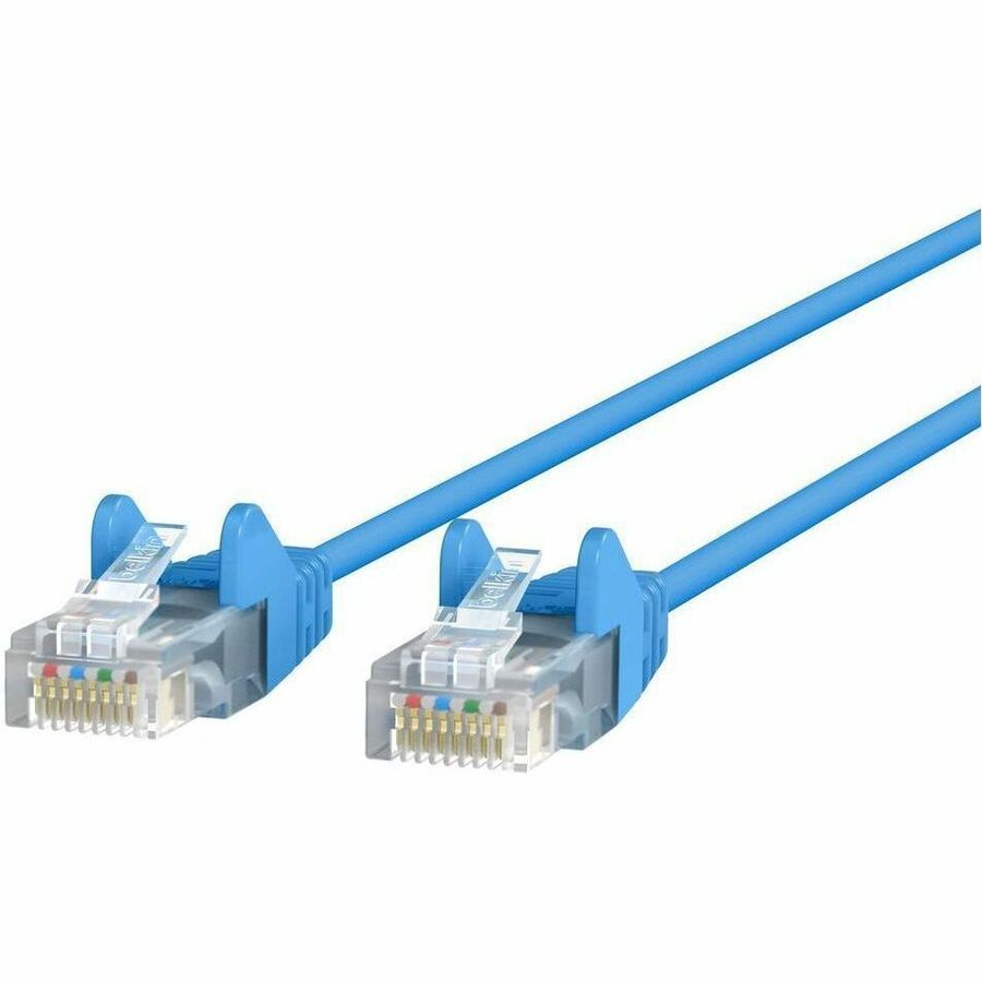 Belkin CAT6 Slim Gigabit Snagless UTP Ethernet Cable - CE001B07-BLU-S