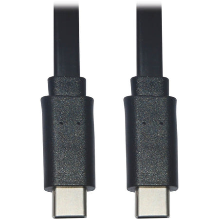 Eaton Tripp Lite Series USB-C Flat Cable (M/M), USB 2.0, Black, 6 ft. (1.83 m) - U040-006-C-FL