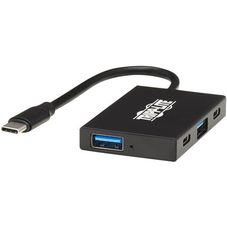 Tripp Lite by Eaton 4-Port USB-C Hub - USB 3.x Gen 2 (10Gbps), 2x USB-A & 2x USB-C Ports, Thunderbolt 3, Aluminum Housing - U460-004-2A2C-2