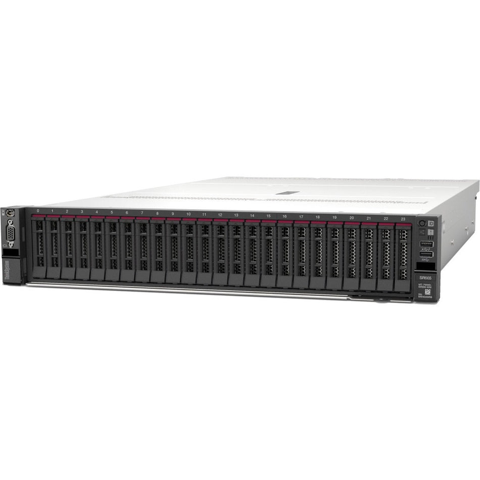 Lenovo ThinkSystem SR665 7D2VA018NA 2U Rack Server - AMD - Serial ATA Controller - 7D2VA018NA