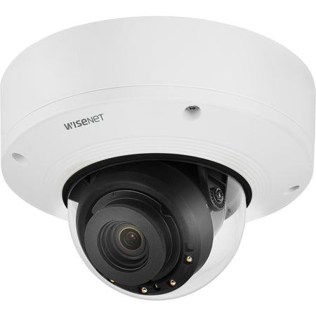 Wisenet XNV-8081RE 6 Megapixel Outdoor HD Network Camera - Color, Monochrome - Dome - White - XNV-8081RE